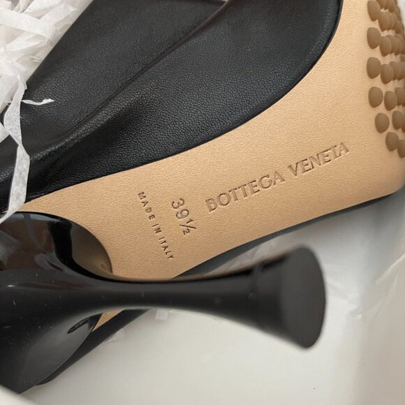 BOTTEGA VENETA 667191 Cocktail Stretch Black Leather Mule Pumps Shoes 36.5 - Picture 16 of 16